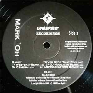 Download Mark 'Oh - Randy (Never Stop That Feeling)