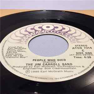 Download The Jim Carroll Band - People Who Died