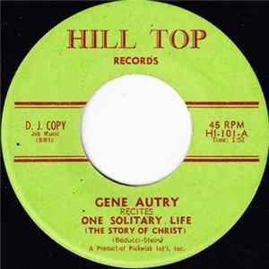 Download Gene Autry - One Solitary Life / A Cowboy's Prayer