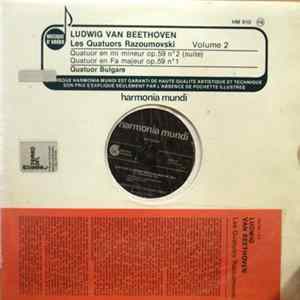 Download Ludwig Van Beethoven - Quatuor Bulgare - Les Quatuors Razoumovski   Volume 2