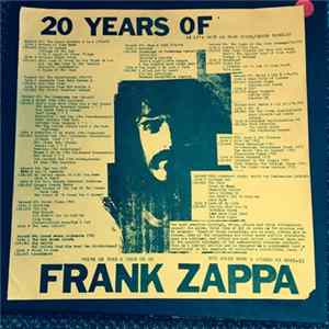 Download Frank Zappa - 20 Years Of Frank Zappa