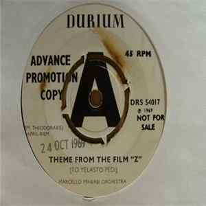 Download Marcello Minerbi Orchestra - Theme From The Film "Z" (To Yelasto Pedi)