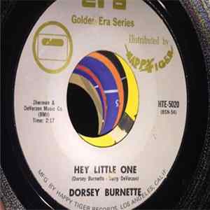 Download Dorsey Burnette - Hey Little One / This Hotel