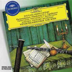 Download Wolfgang Amadeus Mozart : Alfred Prinz, Werner Tripp, Dietmar Zeman, Wiener Philharmoniker - Karl Böhm - Klarinettenkonzert (Clarinet Concerto) - Flötenkonzert No. 1 (Flute Concerto No. 1) - Fagottkonzert (Bassoon Concerto)