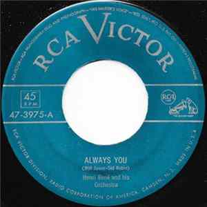 Download Henri René And His Orchestra - Always You