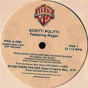 Download Scritti Politti Featuring Roger - Boom! There She Was
