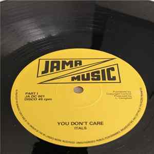 Download Itals / Terrors - You Don't Care / Don't Bother Me