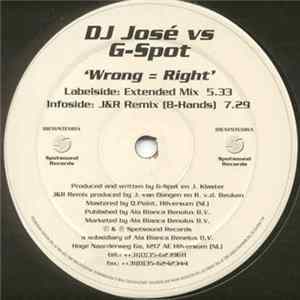 Download DJ José vs. G-Spott - Wrong = Right