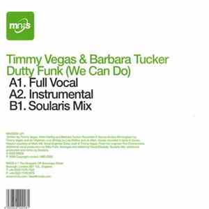 Download Timmy Vegas & Barbara Tucker - Dutty Funk (We Can Do)