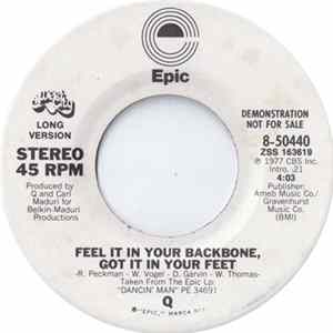 Download Q - Feel It In Your Backbone, Got It In Your Feet