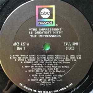 Download The Impressions - 16 Greatest Hits