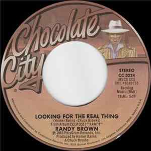 Download Randy Brown - If I Don't Love You / Looking For The Real Thing