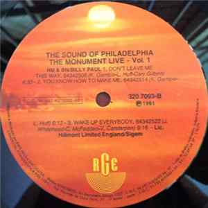 Download Various - The Sound Of Philadelphia - The Monument Live Vol.1