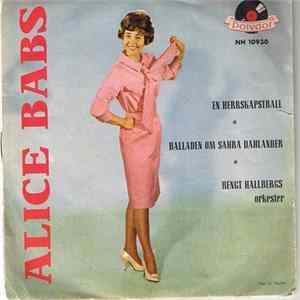 Download Alice Babs - Balladen Om Sahra Dahlander
