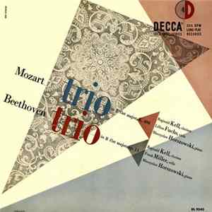 Download Reginald Kell, Frank Miller , Mieczyslaw Horszowski - Mozart Trio In E Flat Major, K. 498 / Beethoven Trio In B Flat Major, Op. 11
