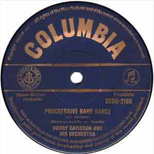 Download Harry Davidson And His Orchestra - Progressive Barn Dance