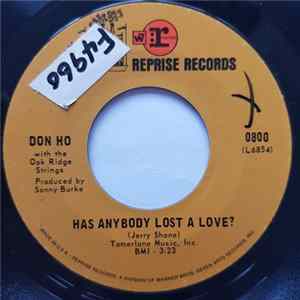 Download Don Ho - Has Anybody Lost A Love? / Galveston