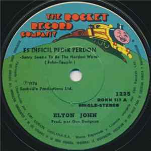 Download Elton John - Es Dificil Pedir Perdon