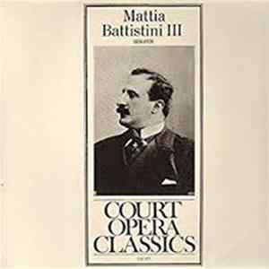 Download Mattia Battistini - Mattia Battistini Volume III