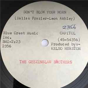 Download The Geezinslaw Brothers - Don't Blow Your Horn