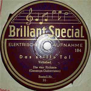 Download Die Vier Richters (Gesangs-Guitarristen) - Das Stille Tal / Der Wilddieb
