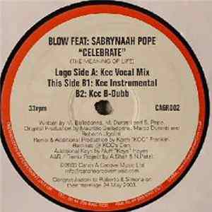 Download Blow Feat. Sabrynaah Pope - Celebrate (The Meaning Of Life)