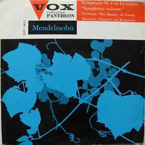 Download Mendelssohn - Symphonie N. 4 En La Majeur "Symphonie Italienne"