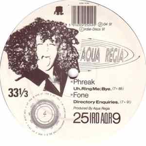 Download Aqua Regia - Uh, Ring Me; Bye / Directory Enquiries
