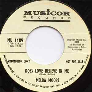 Download Melba Moore - Does Love Believe In Me / Don't Cry Sing Along With The Music
