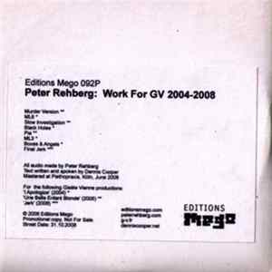 Download Peter Rehberg - Work For GV 2004-2008