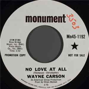 Download Wayne Carson - No Love At All