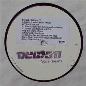 Download Betrieb - Balthus EP