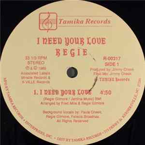 Download Regie - I Need Your Love