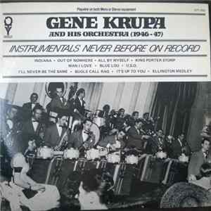 Download Gene Krupa And His Orchestra - Instrumentals Never Before On Record