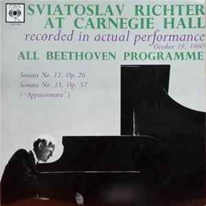 Download Sviatoslav Richter, Beethoven - Sviatoslav Richter At Carnegie Hall