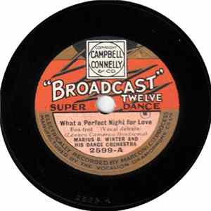 Download Marius B. Winter & His Dance Orchestra - What A Perfect Night For Love / Oh, Donnna Clara!