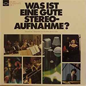 Download Various - Die Dhfi Schallplatte Nr. 5 - Was Ist Eine Gute Stereo-Aufnahme?