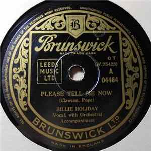 Download Billie Holiday - Please Tell Me Now / Somebody's On My Mind