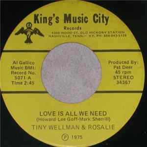 Download Tiny Wellman & Rosalie - Love Is All We Need / Making Plans