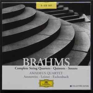 Download Amadeus Quartet, Cecil Aronowitz, Karl Leister, Christoph Eschenbach, Johannes Brahms - Complete String Quartets—Quintets—Sextets