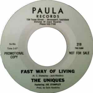 Download The Uniques - Fast Way Of Living / Not Too Long Ago