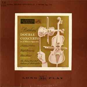 Download Brahms, Nathan Milstein, Gregor Piatigorsky, Fritz Reiner, The Robin Hood Dell Orchestra Of Philadelphia - Double Concert in A Minor, Op. 102