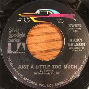 Download Ricky Nelson - Just A Little Too Much / Waitin' In School