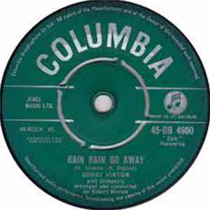 Download Bobby Vinton - Rain Rain Go Away / Over And Over