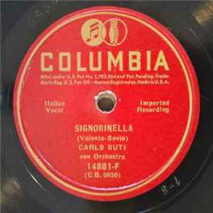 Download Carlo Buti - Signorinella / Sola E Luntana