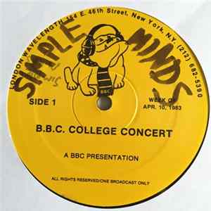 Download Simple Minds / The Specials - BBC College Concert #29