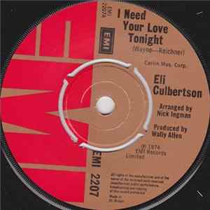 Download Eli Culbertson - I Need Your Love Tonight