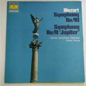 Download Wolfgang Amadeus Mozart - Wiener Symphoniker, Ferenc Fricsay - Symphonien Nr. 40 G-moll · Nr. 41 C-dur "Jupiter"