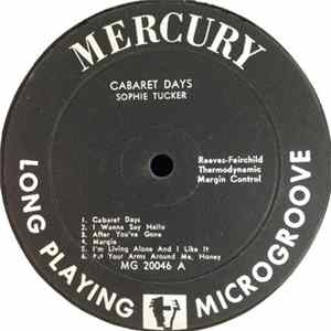 Download Sophie Tucker - Cabaret Days