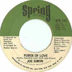 Download Joe Simon - Power Of Love / The Mirror Don't Lie